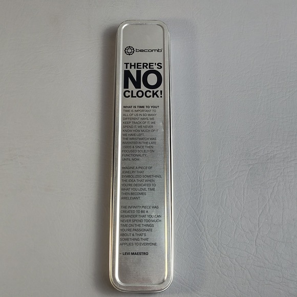 Becomb Diamond Genuine Stingray Watch "There's No Clock" Levi Maestro GreenRARE - Picture 16 of 16